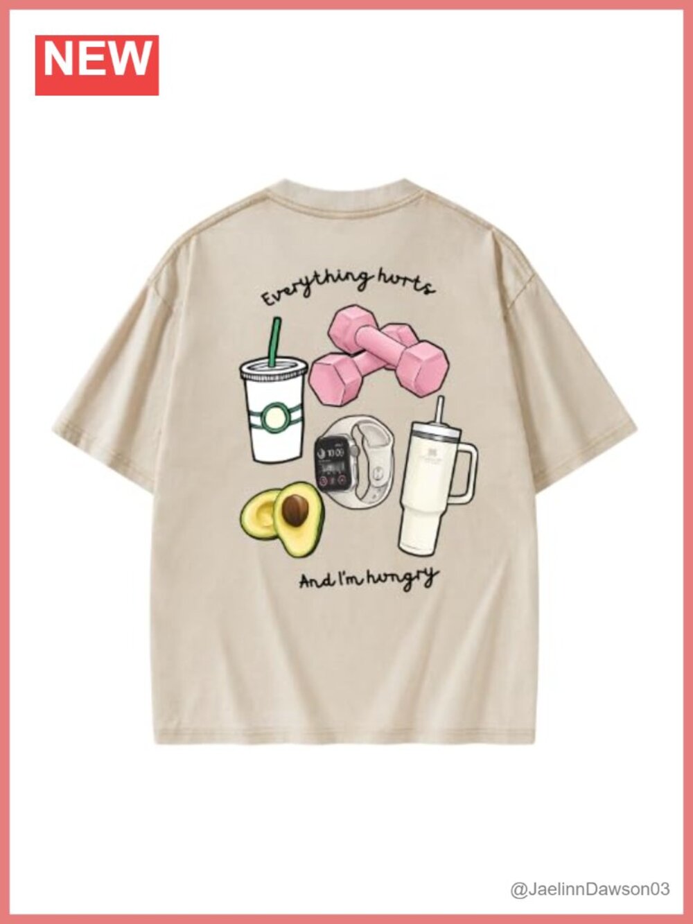 Funny Graphic Oversized Gym T-Shirt Cotton Short Sleeve Crew Neck Tee